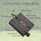 CHICIRIS Solar Battery Box for LED String Lights, Outdoor Lights Control Panel with DC Charging 8 Remote Modes Pack Powered Lithium Lamp with Remote (Output Boost 24V)