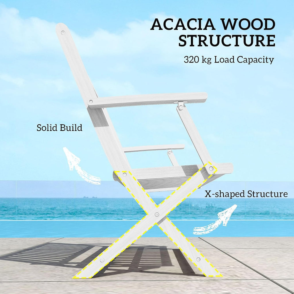 Acacia Wood Outdoor Garden Bench
