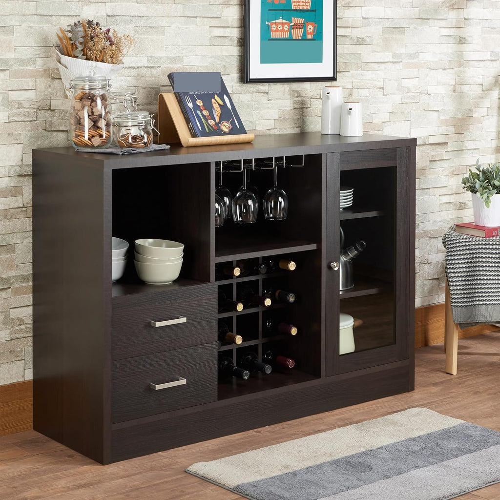 Wine Cabinet with Storage Drawers, Pantry Sideboard Locker for Kitchen Dining Living Room,for Kitchen Home