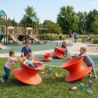 360° Swivel Gyro Chair for Sensory Processing, Heavy-Duty Spinner Seat with Reinforced Base, Ergonomic Floor Chair for Kids and Adults, Indoor Outdoor for Bedroom, Playroom, and Camping