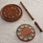 Asterom Cane Stand - Handmade, Wooden - Display Cane Stand Holder for Walking Sticks & Umbrellas