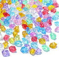 QYGL 850PCS+ Colorful Fake Diamonds, Fake Ice, Acrylic Rocks Bulk Plastic Gems for Vase Fillers, Table Scatter, Wedding Centerpieces, Party Decoration, Crafts, Aquarium & Food Display