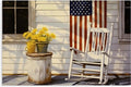 Stupell Industries 'Americana Deco Scene'| Canvas Art | Stupell Industries | 24 x 16 Inches, Easy to Hang and Sturdy, Made in USA, by Petal Prints Design