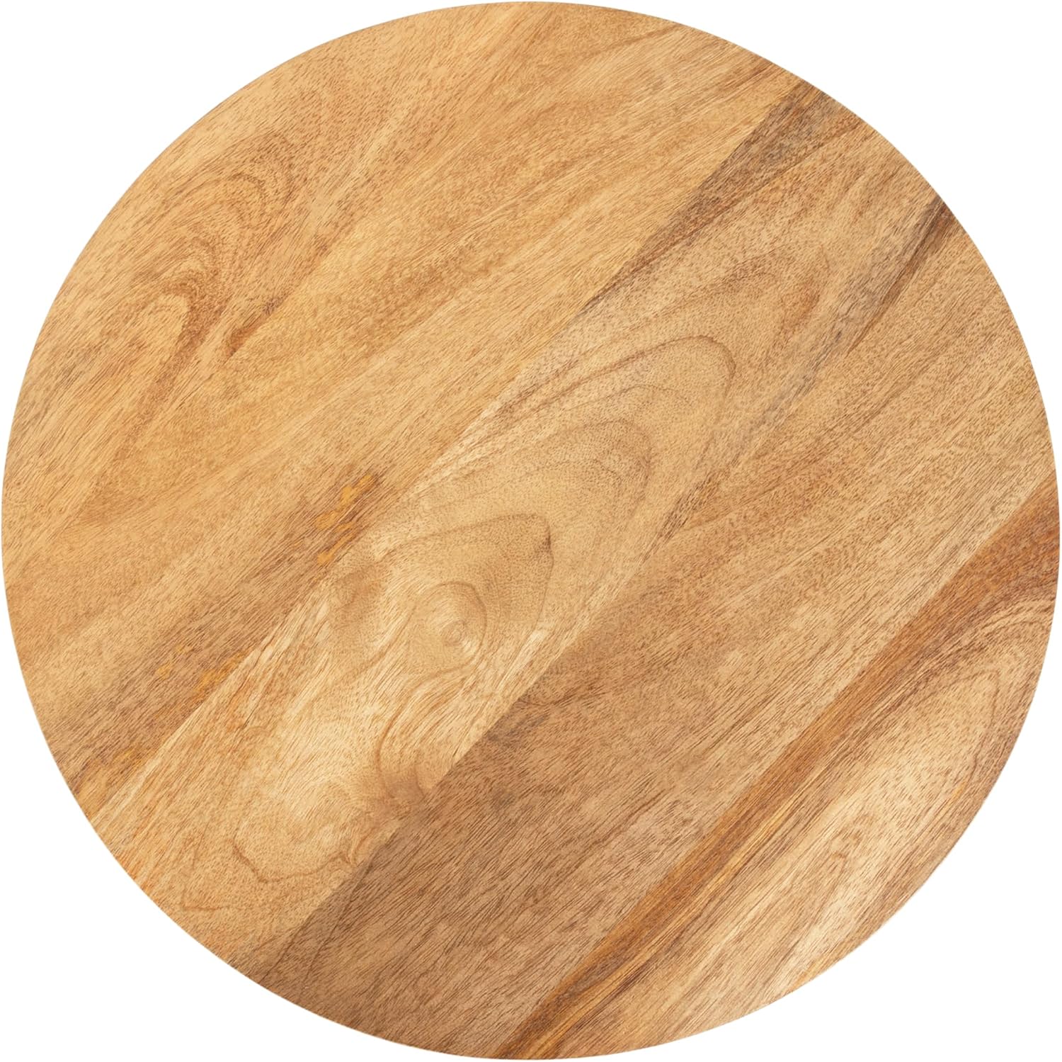 Kate and Laurel Ardentown Modern Round Wood Side Table, 16 x 16 x 24, Natural Wood, Turned Leg Two-Tier End Table for Use as a Bedroom Nightstand or Living Room Plant Stand Table