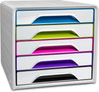 Smoove Desktop Module 5 Drawers