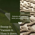 WaterHog Boxwood Front Door Mat Indoor Outdoor Entrance, Absorbent All-Weather Doormat with Non-Slip Rubber Backing, Dirt & Moisture Trapper, Low Profile & Easy Clean, Made in USA, 23"x36" Camel