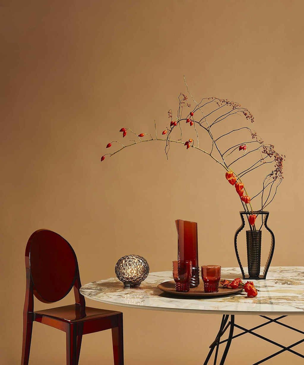 Kartell Victoria Ghost Chair, Set of 2, Amber