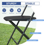 80 Pack Black Folding Chairs, Plastic Folding Chairs Outdoor Indoor, 350lb Capacity,Portable Event Chair, Lightweight Folding Chair,for Events Office Wedding Party Rental Picnic Patio