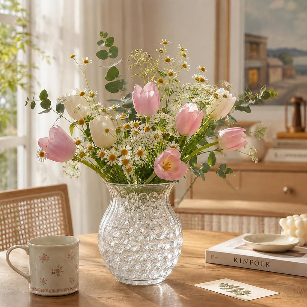160,000 Pieces Clear Vase Filler Beads,Christmas Decoration, Wedding Centerpiece, Floating Candles, Floral Decoration