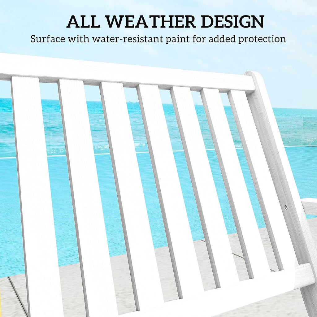 Acacia Wood Outdoor Garden Bench