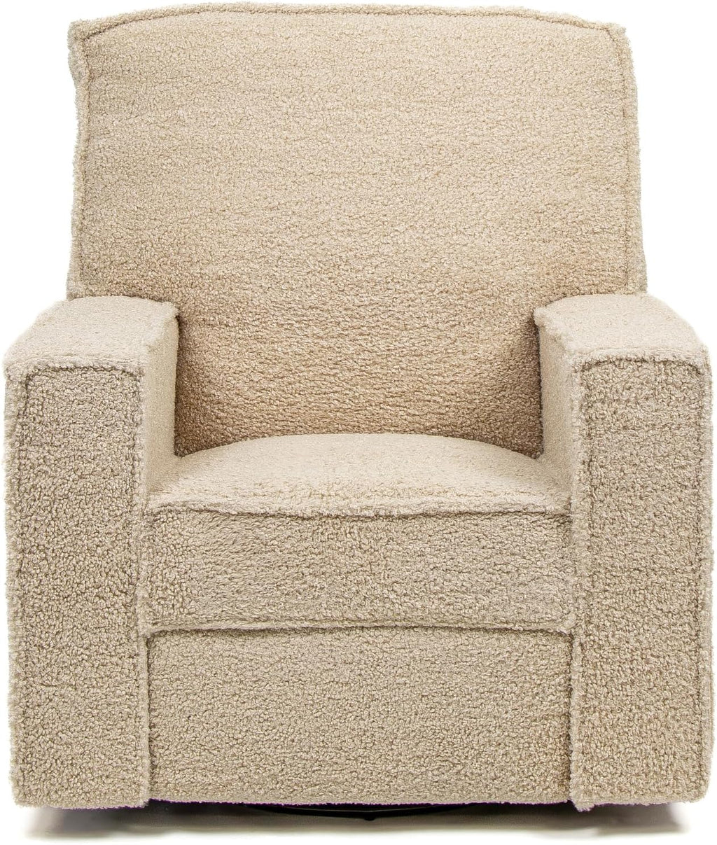 Storkcraft Texas Nursery Power Recliner Swivel Glider – Oeko-TEX 100 Certified, Nursery Rocking Chair with Push-Button Electronic Recline Function, USB-A and USB-C Charging Ports (Vanilla Sherpa)