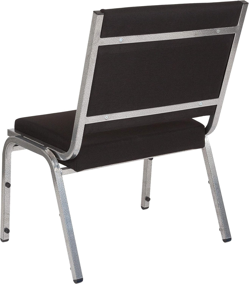 BizChair 950 lb. Rated Black Fabric Bariatric Medical Reception Chair