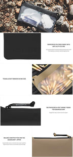 Magpul DAKA Window Pouch Zippered Tactical Range Tool and Gear Bag