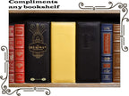 2Fold Binder for Holding Broadway Play Program and Theater Programs with 30 Custom Sheet Protectors - PU Leather - Fits Programs from Mid 1980s to Modern (Black/Gold Foil)