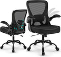 AreShark Office Chair - Ergonomic Breathable Mesh Desk Chair with Adjustable Lumbar Support and Flip-up Armrests - Executive High Back Rolling Swivel Comfortable Computer Gaming Chair for Home Office