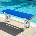 ABS Plastic Utility Bench for Locker Room, Pool, Gym and Spa, Indoor Outdoor Seating Bench(80inch)