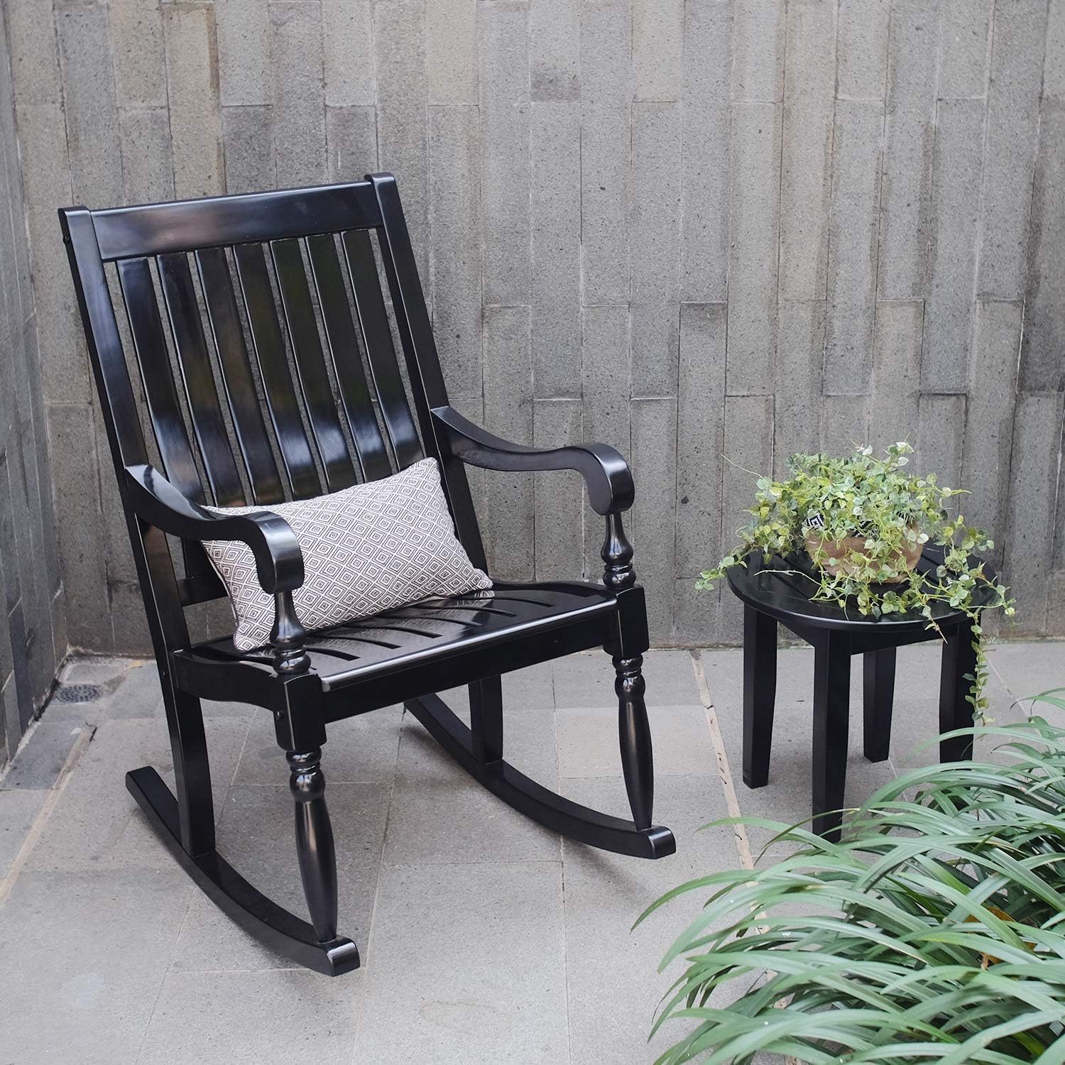 Cambridge Casual Solid Wood Thames Oversized Porch Rocking Chair