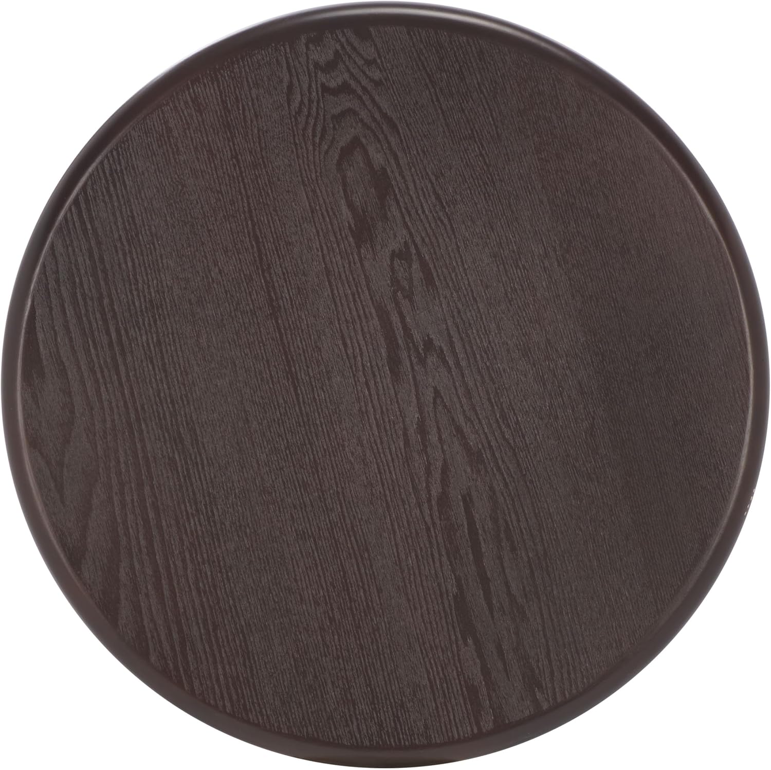 SAFAVIEH Home Collection Agami Dark Brown Round Top Pedestal End Table (Fully Assembled)