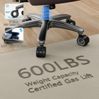 Big and Tall Office Chair with 5D Arms, Fabric & PU Leather Heavy Duty Desk Chair, Adjustable Lumbar Support & Height, Tilt Function, High Back Ergonomic Executive Computer Chair