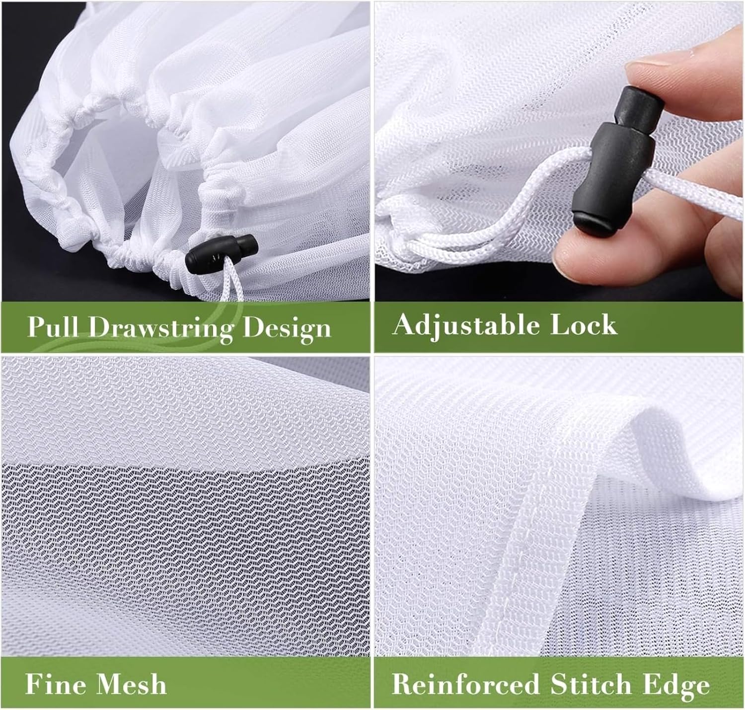 Home Brewing Reusable Bags 3 Pack: Extra Large 26x22 Inch Mesh Strainer for Beer, Wine, Cider, Jam