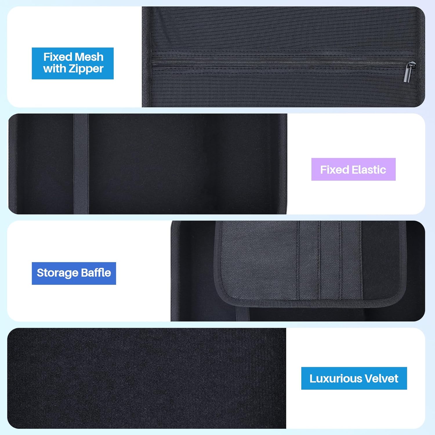 Lebakort Storage Case Compatible with MEGATEK 12.5" / Pofoto 12.5" / WONNIE 12.5" / ieGeek 12.5" / DBPOWER 12" Portable DVD Player (Black, for 12-12.5 Player)