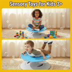 UBRAVOO Spinning Chair for Autistic Kids, Sensory Spinning Chair, Sensory Toys Gifts for Kids with Autism & ADHD, Sit and Spin Toys for 3+ Years (Blue)