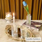 Glass Bud Vases in Bulk Set of 30 Pcs,Small Glass Vases for Flowers as Wedding Centerpieces for Tables,Clear Flower Vases Suitble for Wedding Decorations,Christmas Home Decor (Clear, 30 pcs)