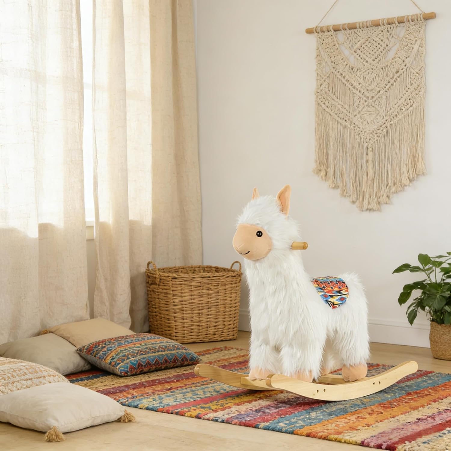 Llama Style Rocker Soft,Kids Rocking Toy