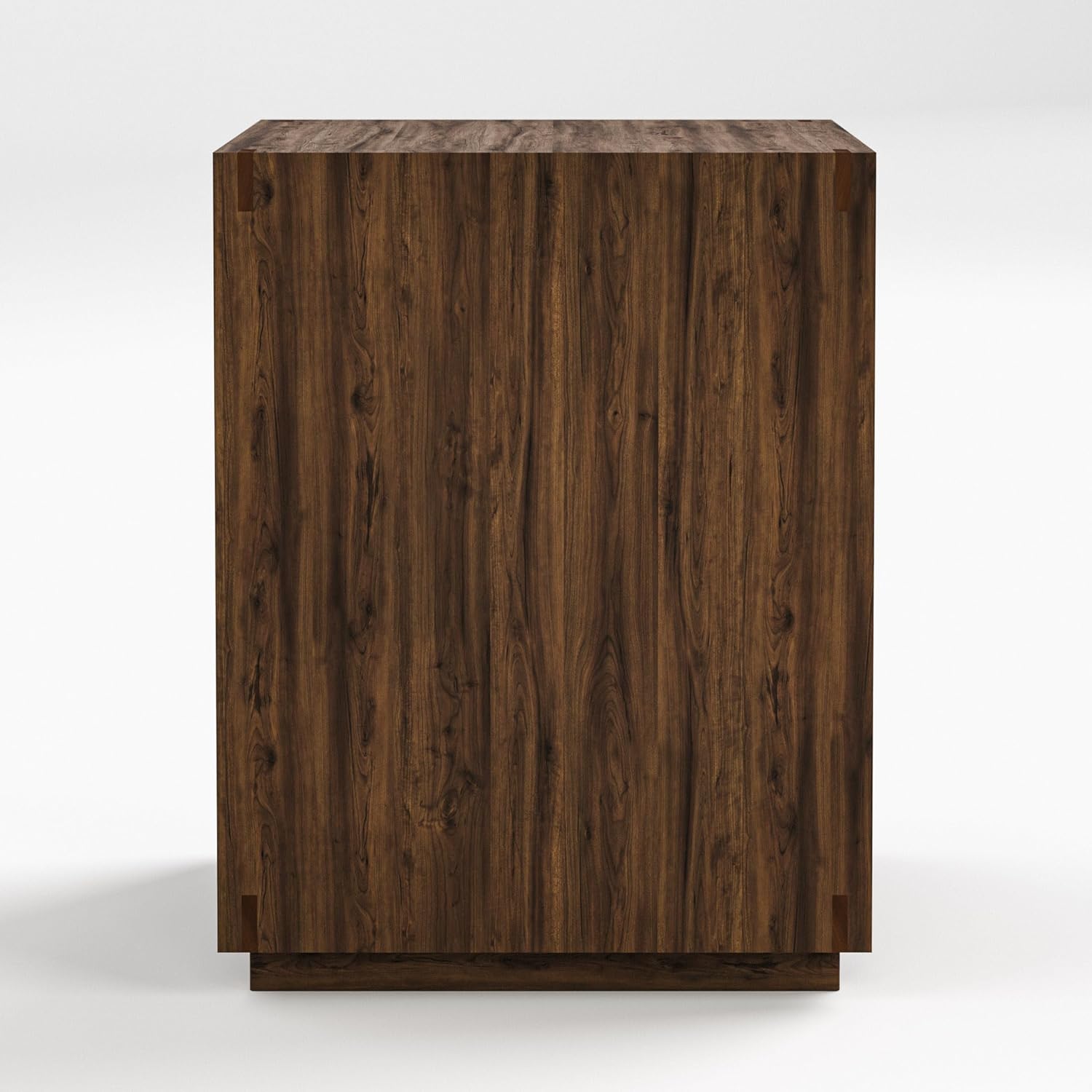 Stickley Saranac Side Table, End Table, Solid Rustic Walnut, Sustainable Construction, Open Back, Adjustable Shelf, Sled Base, 19in W x 18in D x 26in H, Made in USA