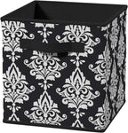 ClosetMaid 3255 Cubeicals Fabric Drawer, Black Damask