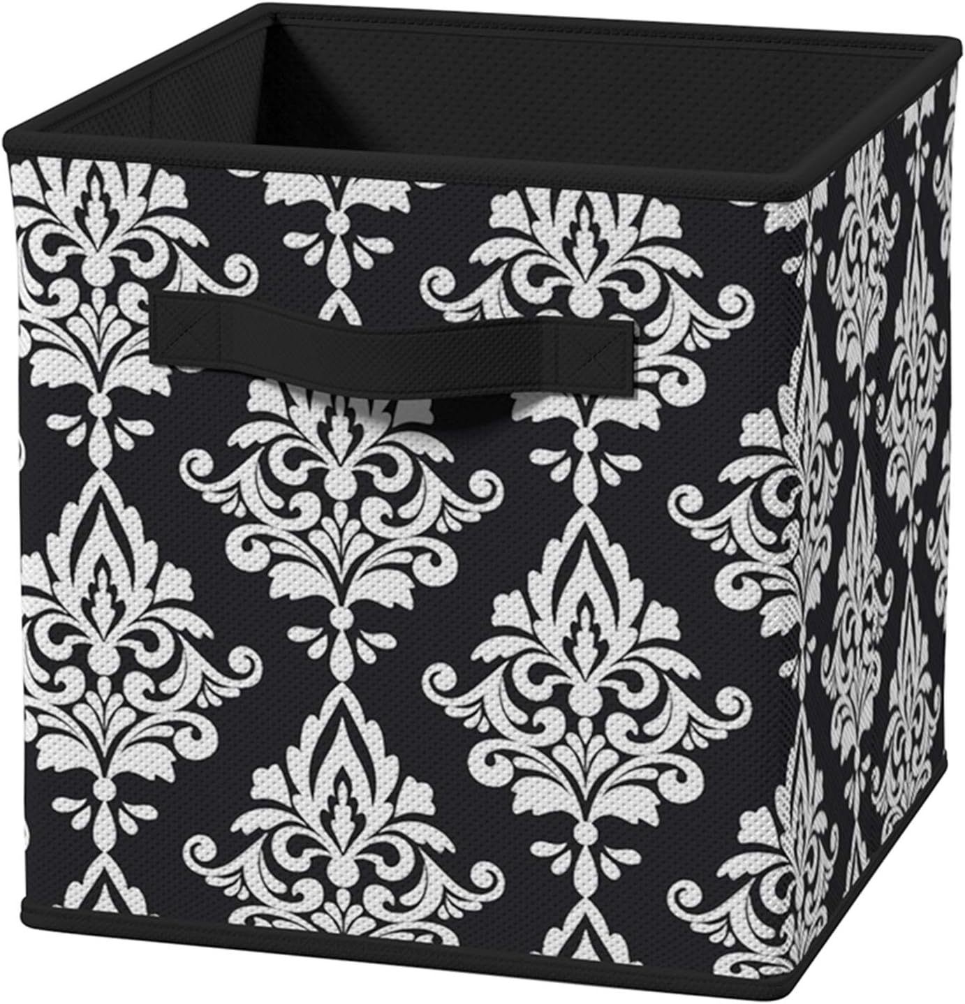 ClosetMaid 3255 Cubeicals Fabric Drawer, Black Damask