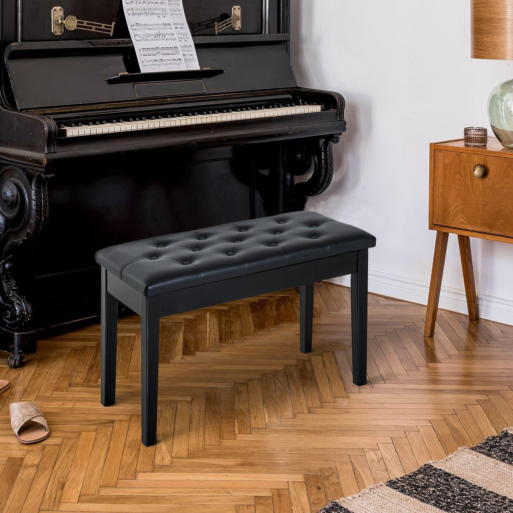 Traditional Country Style Piano Bench for 1-2 People