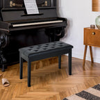 Traditional Country Style Piano Bench for 1-2 People