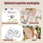 Personalized Wedding Fans for Wedding Guests Bulk, Custom Wooden Folding Handheld Fans with Tassels & Organza Bags, Wedding Favors, Party Gifts, Folding Fans, Gift for Guests (30PCS)