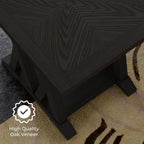 Flexsteel Maren End Table Ebony FSC-Certified Wood