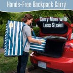 VENO 8 Pack Heavy Duty Moving Bags with Backpack Straps, Zippers & Handles, Extra Large Packing Bags for College Dorm Essentials, Moving Supplies Alternative to Cardboard Moving Boxes