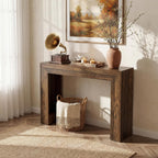LITTLE TREE 41.3-Inch Console Table, Narrow Entryway Table, Small Sofa Table Behind Couch, for Space Saving, for Living Room, Entryway, Hallway (Retro Brown)