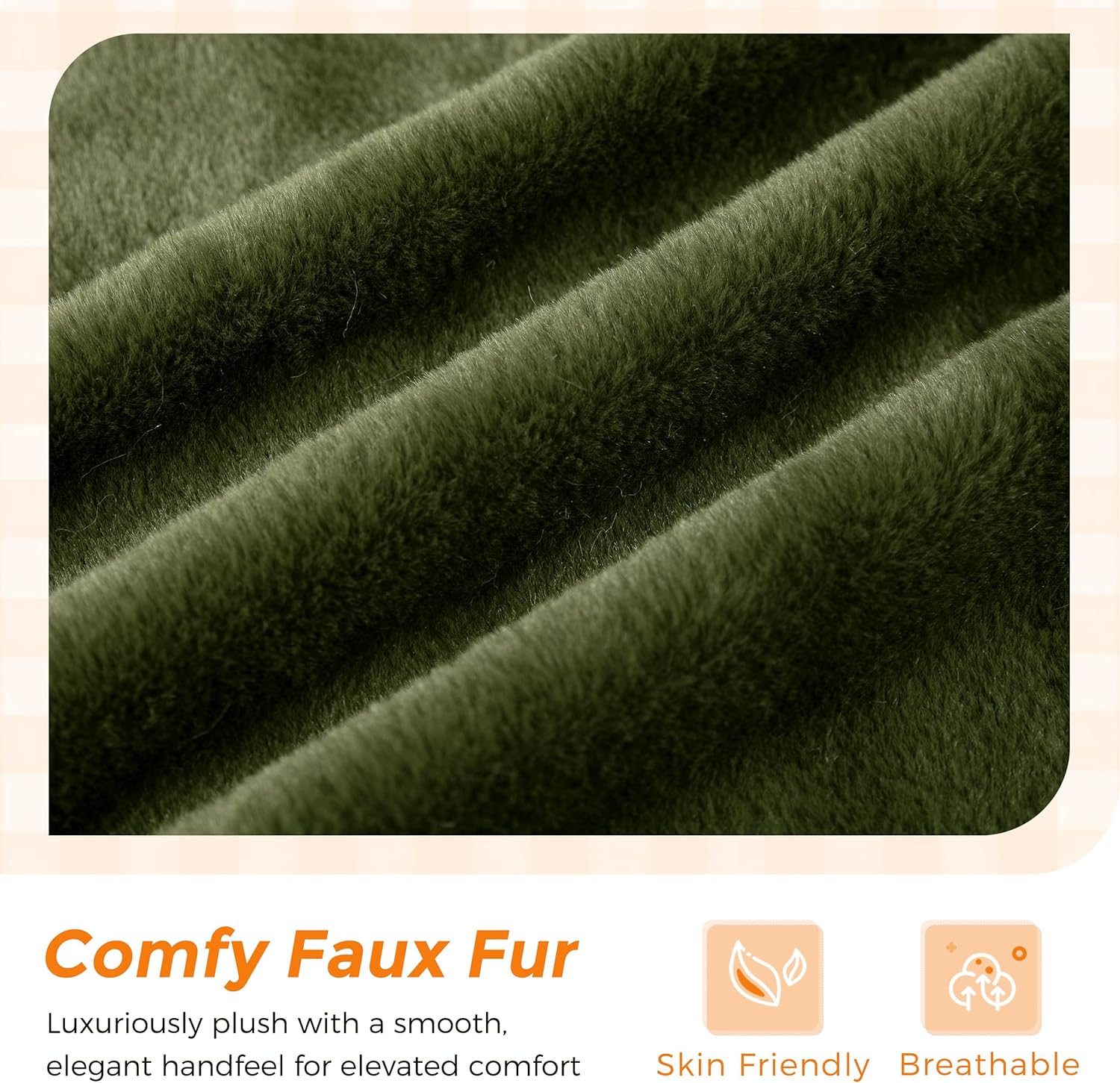 MAXYOYO Kids Bean Bag Chair, Comfy Bean Bag Sofa with Back Support, Faux Fur Cute Chair for Boys and Girls, Stuffed Floor Sofa for Nursery, Bedroom, Green