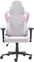 NEWSKILL Takamikura V2 Ergonomic Gaming Chair with 4D Armrests, 180° Backrest, Breathable Fabric and Steel Base, Pink