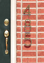 Distinctions 844686 House Number 1, Bronze Zinc Floating Address Number, Modern Outdoor Address Sign for Front Door, Mailbox, Wall, or Plaque, 5 Inches