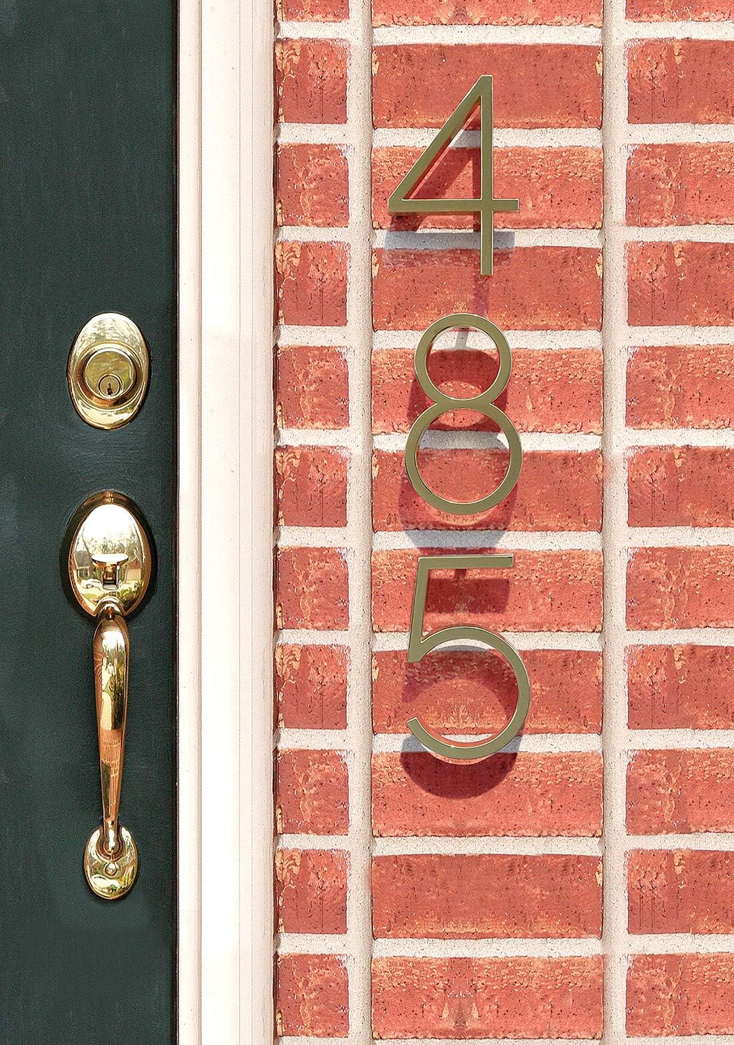 Distinctions 844686 House Number 1, Bronze Zinc Floating Address Number, Modern Outdoor Address Sign for Front Door, Mailbox, Wall, or Plaque, 5 Inches