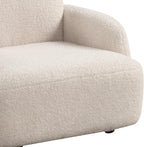 25.5" W Beige Sherpa Bear Shaped Armchair