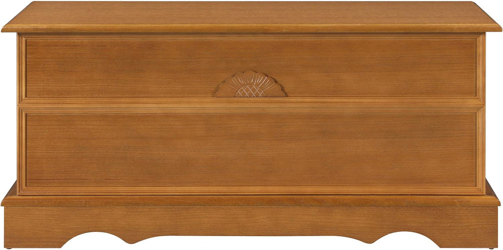 Coaster Home Furnishings - Paula - Wood - Cedar Chest with Storage Trunk, Rectangular Shape and Traditional Style - Bedroom - 40-Inch - Honey - 4695