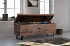 Westcliffe 46" Acacia Wood Storage Trunk, Brown