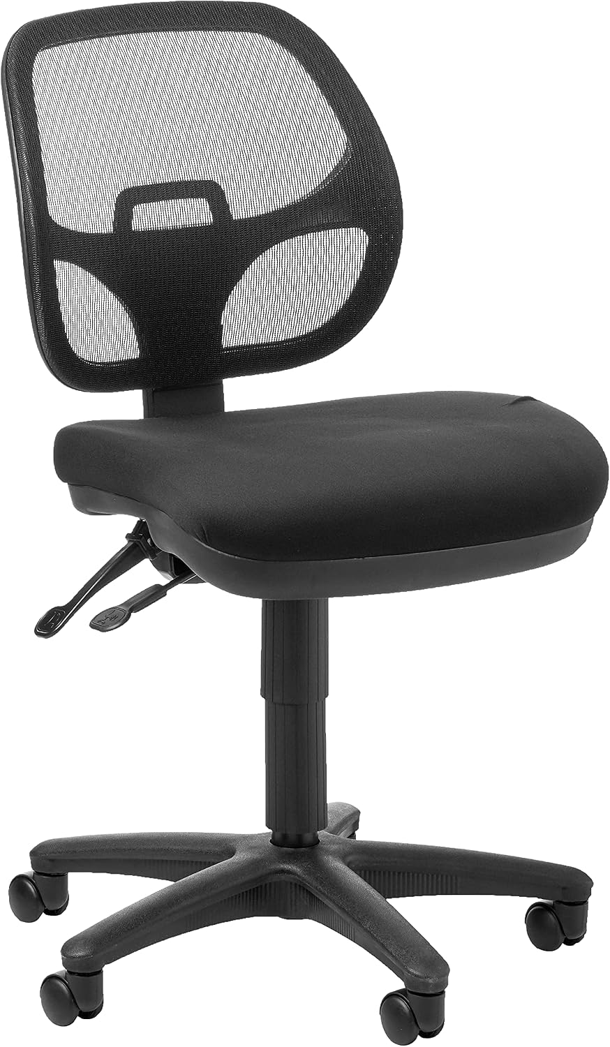 Office Star ProGrid Breathable Back Adjustable and Ergonomic Office Task Chair with Built-in Lumbar Support, Coal FreeFlex Fabric