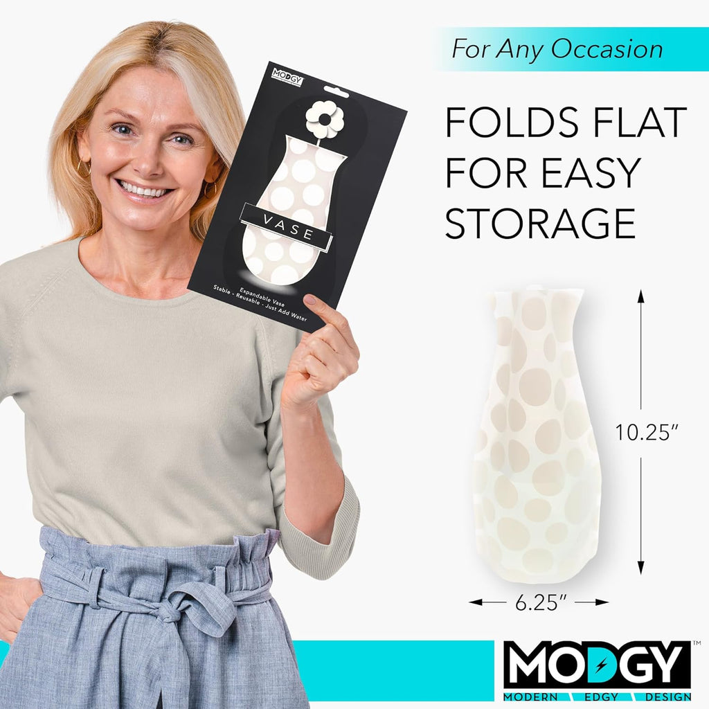 Modgy Polkie Collapsible Vase, 1 EA