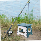 DOITOOL Plastic Foldable Step Stools Camping Chairs 1pc Folding Chairs Child Plastic Camping Toilet Stool Step Stool Portable Fishing Chair