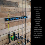 Gravity Grabber Mini – Compact Wall Rack for Tools & Sports Gear | Secure, Non-Slip Storage | Fits Handles up to 1.5 in | Garage Organization | Tool Storage Rack | Sports Equipment Organizer | 2 Pck