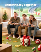 Controller Grip Compatible with Switch 2/Switch/Joy-Con 1&2, Ergonomic Grips Handle Kit with Adapters, Comfortable for Long-Time Gaming Accessories, Ideal Gifts for Family Kids Adults