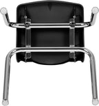 Flash Furniture Mickey Advantage Black Student Stack School Chair - 14-inch